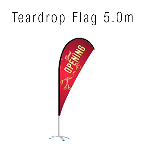 Teardrop Flag 5.0m 